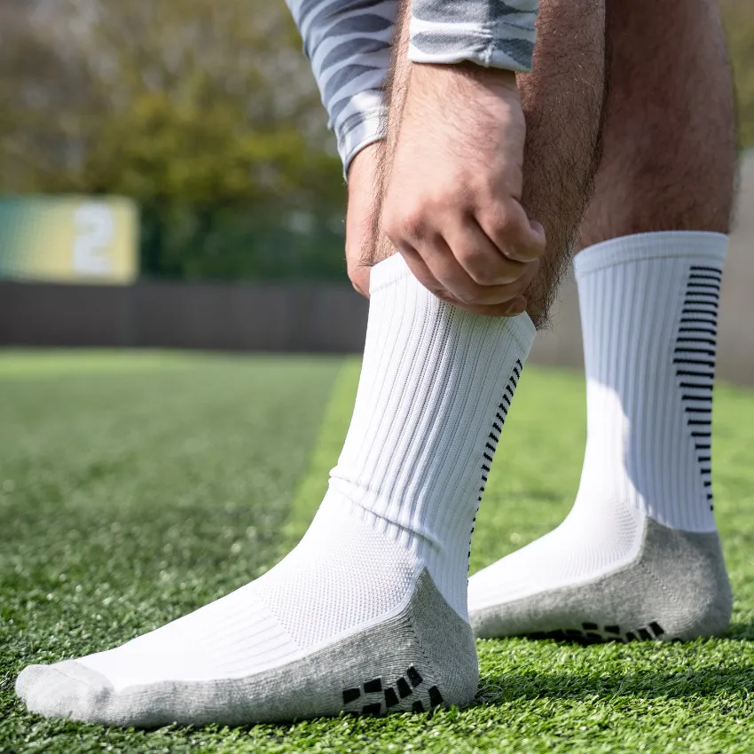 3 Pack Men's Football Socks with Grip