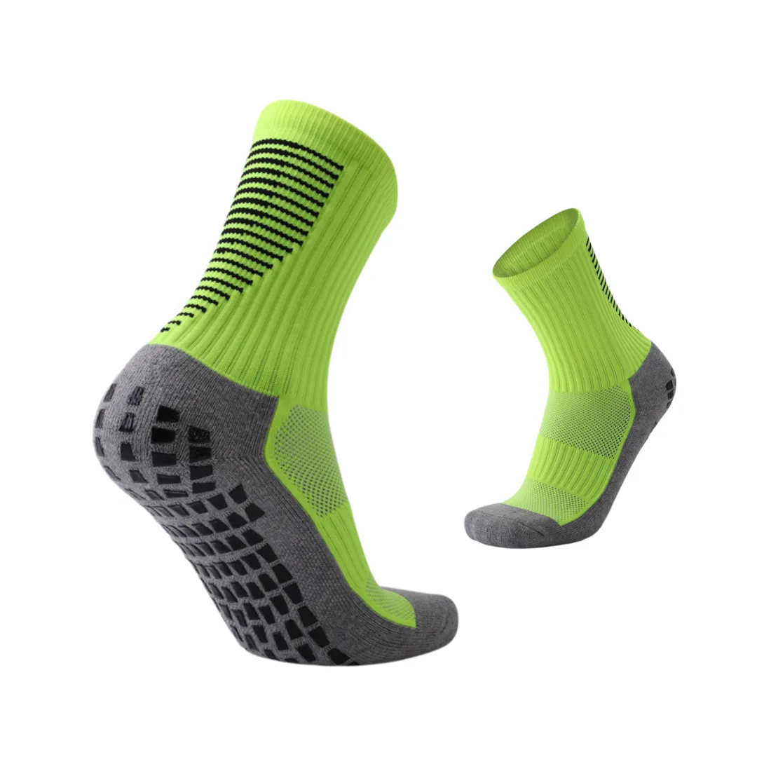 3 Pack Men's Football Socks with Grip