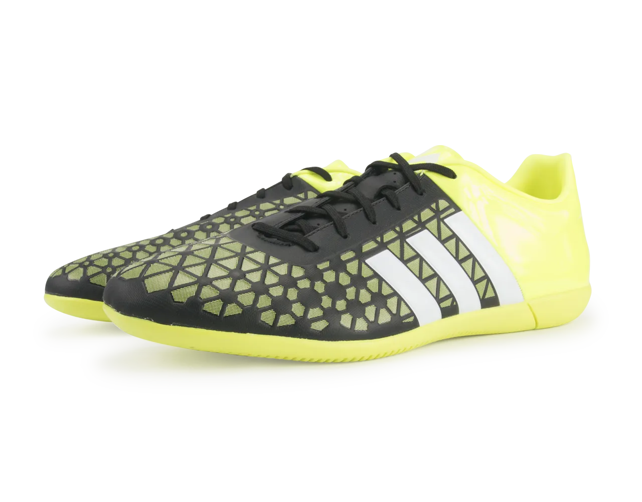 adidas Men's ACE 15.3 Indoor Soccer Shoes Solar Yellow/Solar Yellow/Black