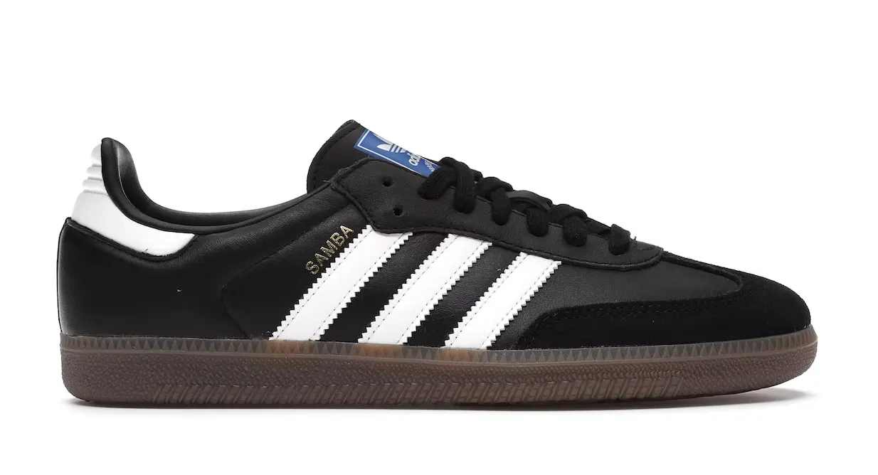 ADIDAS SAMBA OG BLACK WHITE GUM