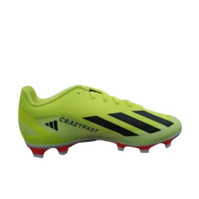 Adidas X Crazyfast Club Flexible Ground Football Shoe ( Solar Yellow/Black/Cloud White)