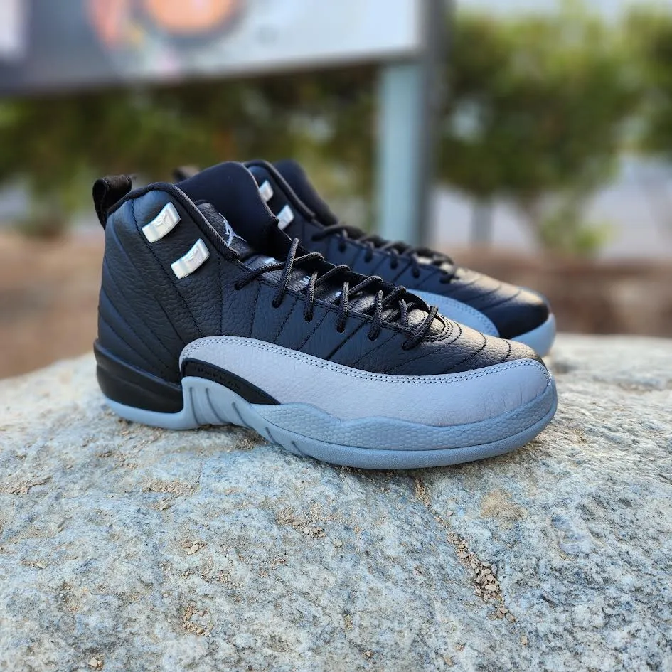 Air Jordan 12 Retro "Black and Wolf Grey" GS