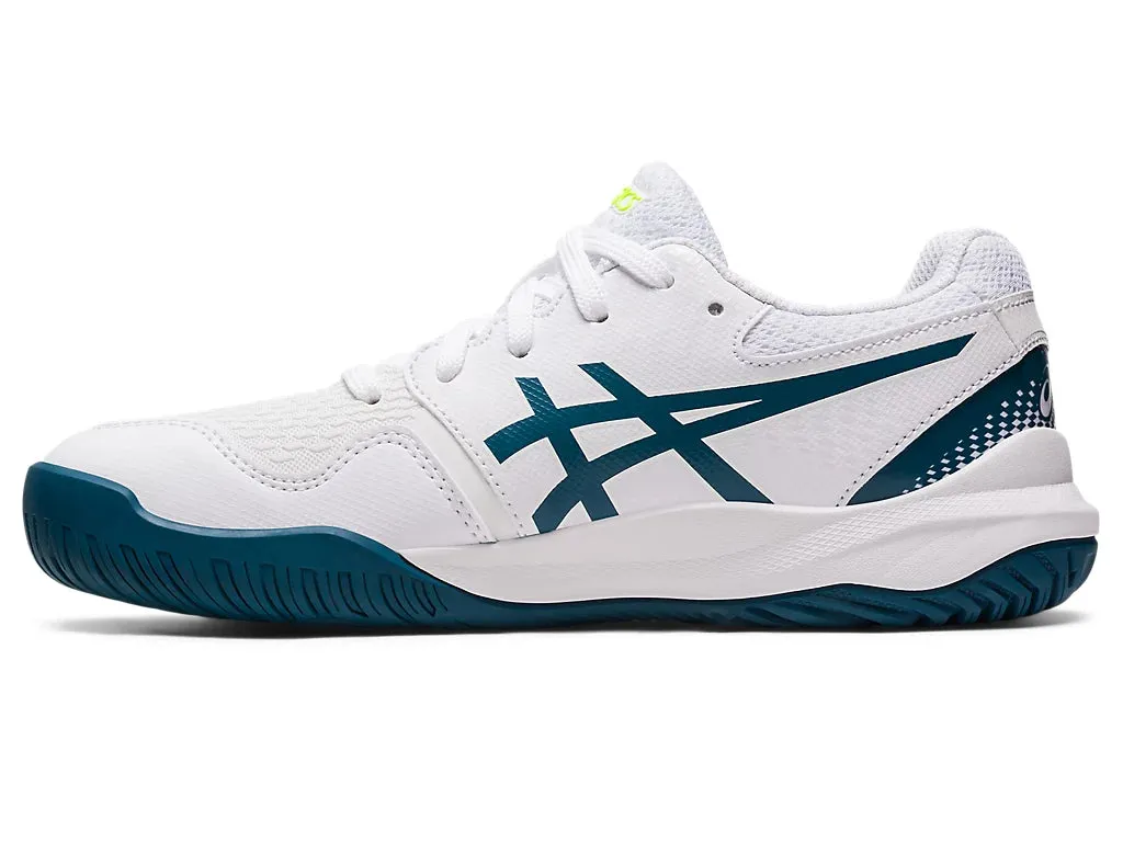 Asics Gel-Resolution 9 GS Kids Steel Blue/Hazard Green