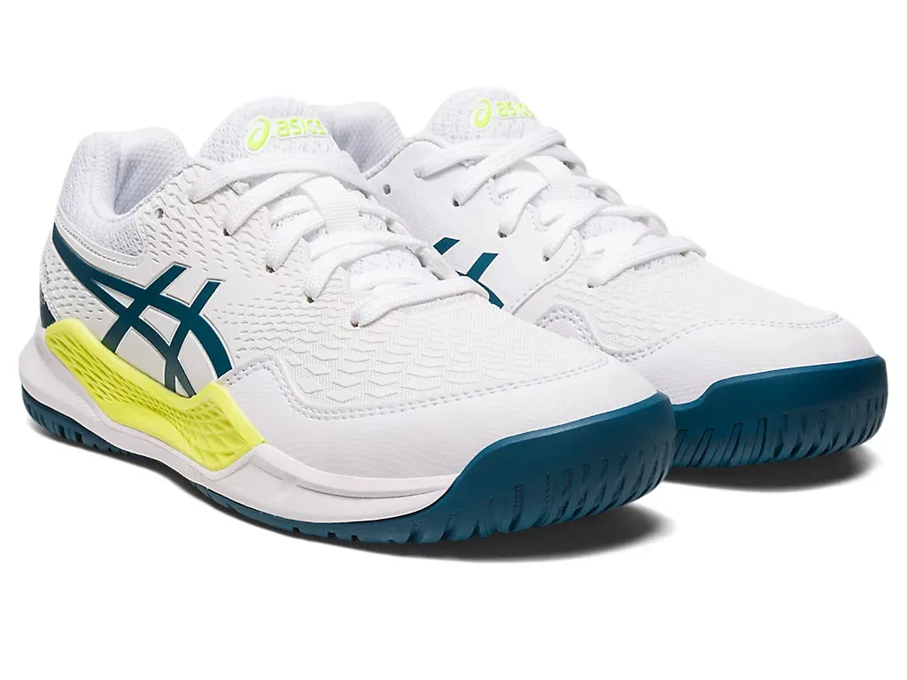 Asics Gel-Resolution 9 GS Kids Steel Blue/Hazard Green