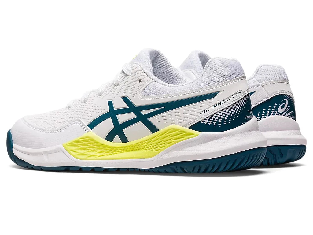 Asics Gel-Resolution 9 GS Kids White/Restful Teal