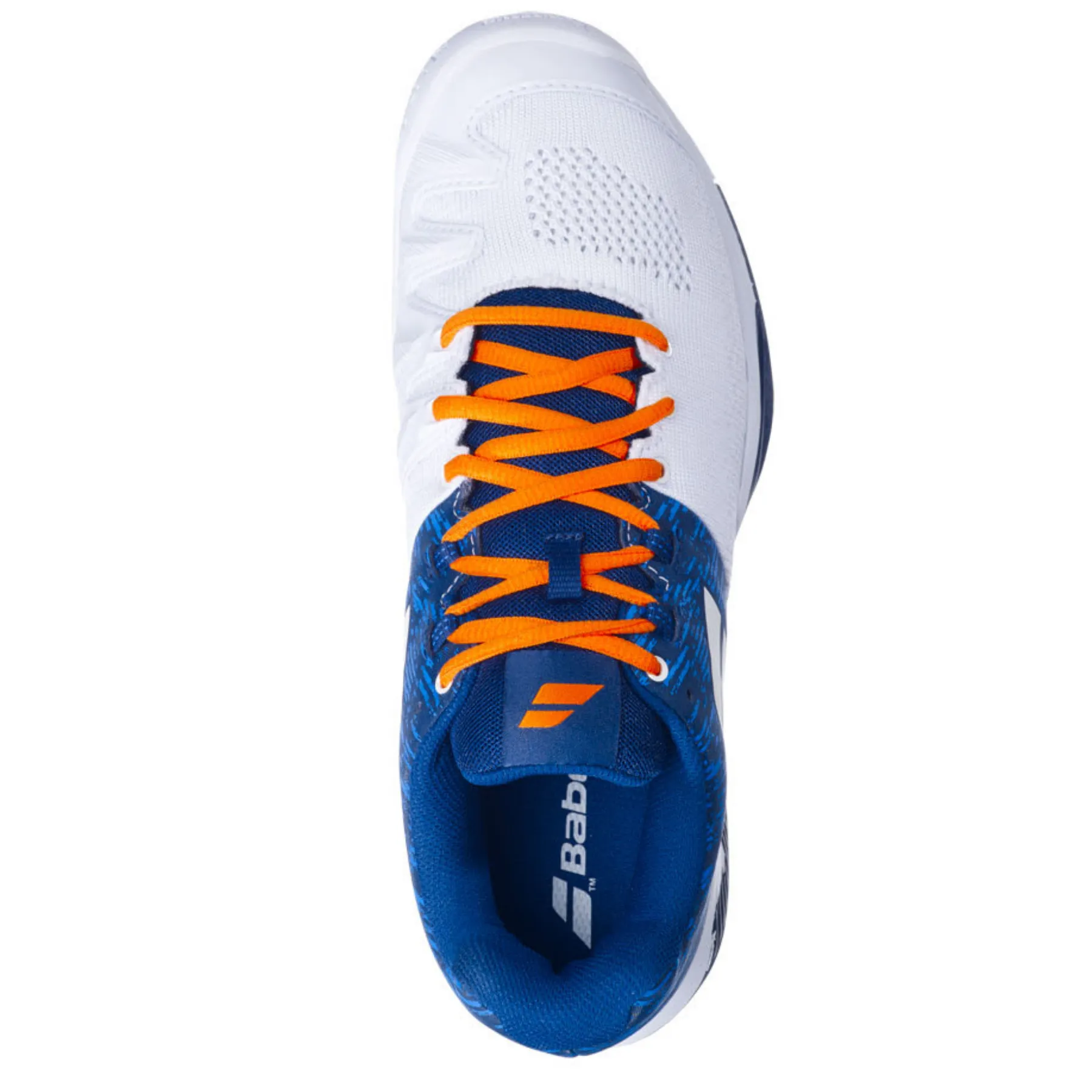 Babolat Propulse Blast All Court Men's Tennis Shoes - White/Dark Blue