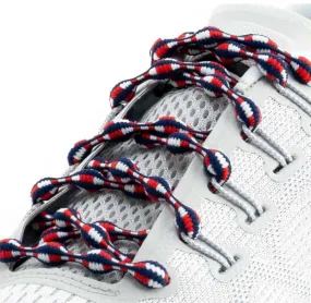 Caterpy Original No Tie Shoe Laces Patriotic 30 Inch