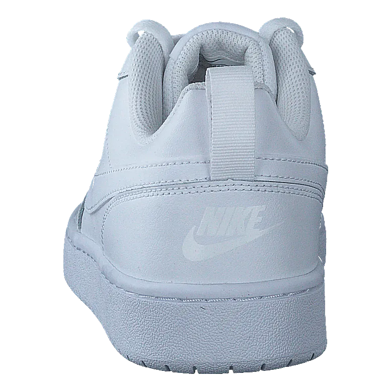 Court Borough Low 2 Big Kids' Shoes WHITE/WHITE-WHITE