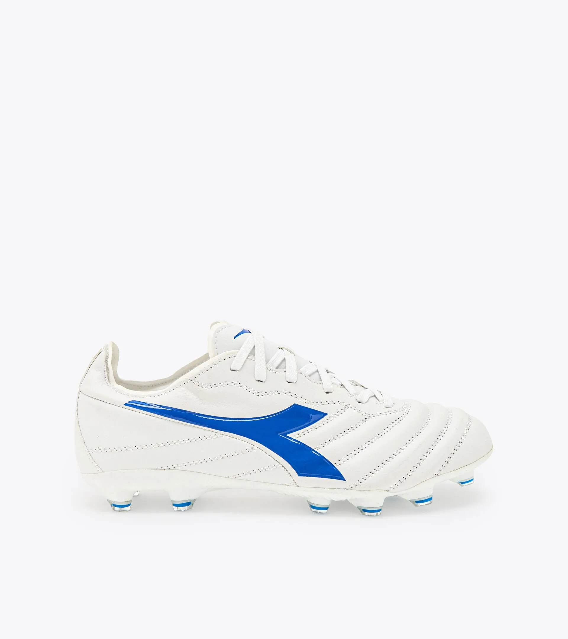 Diadora Brasil Elite 2 LT LP 12 Soccer Boots - White/Royal Blue