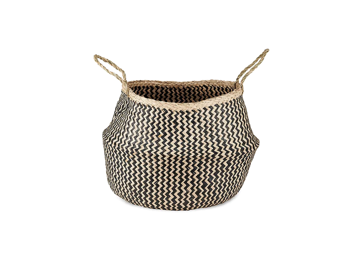 Ekuri Basket - Black & Natural