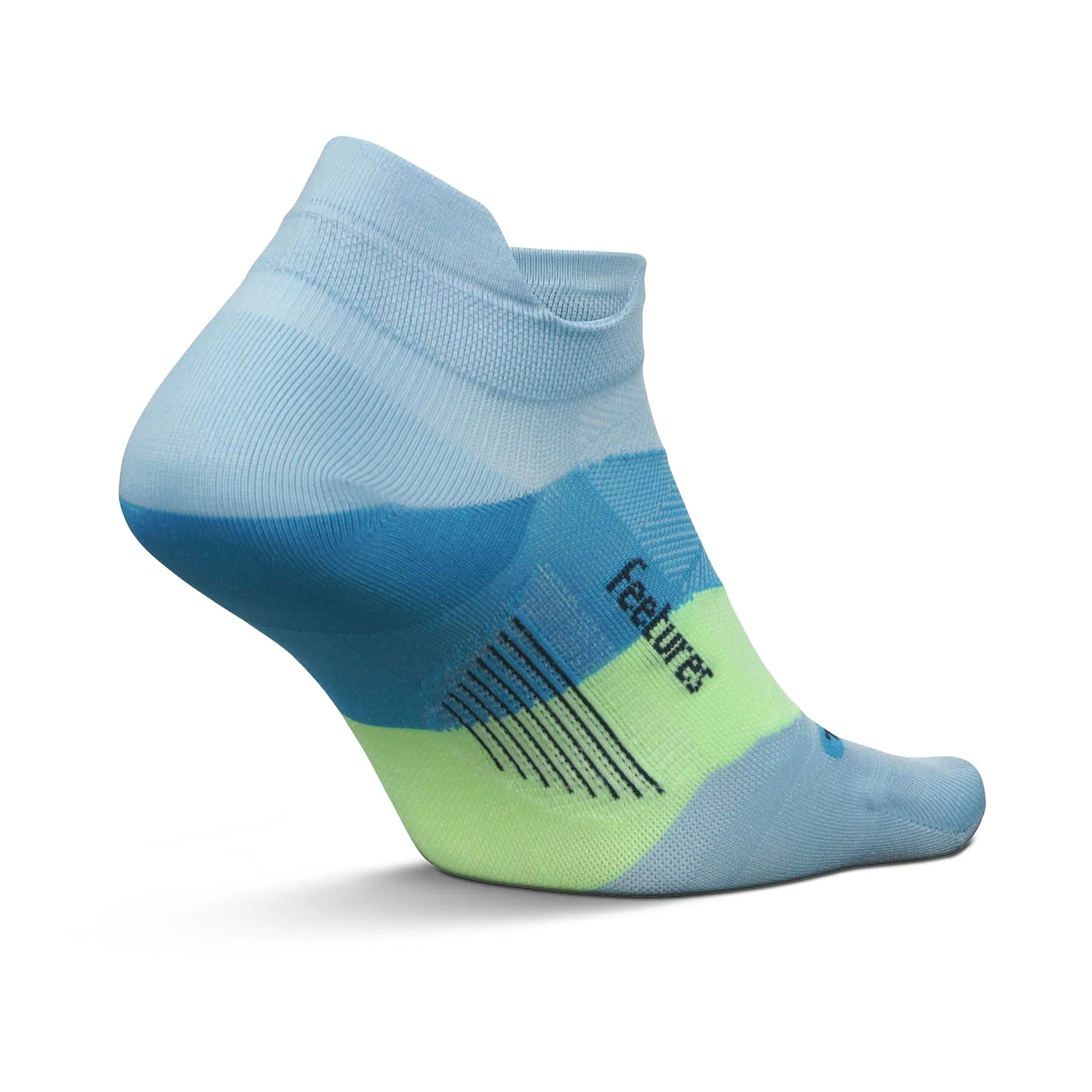 Feetures | Unisex Elite Ultra Light No Show Tab - Blue Crystal