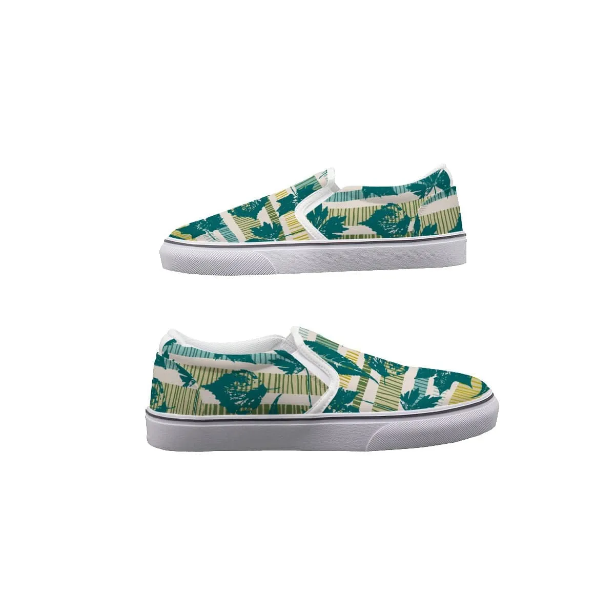 Green Maple Hoppers - Women's Slip On Sneakers