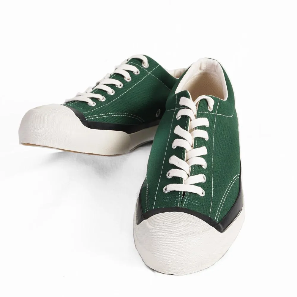 GYM COURT | Canvas Vulcanised Sole Sneaker | Green