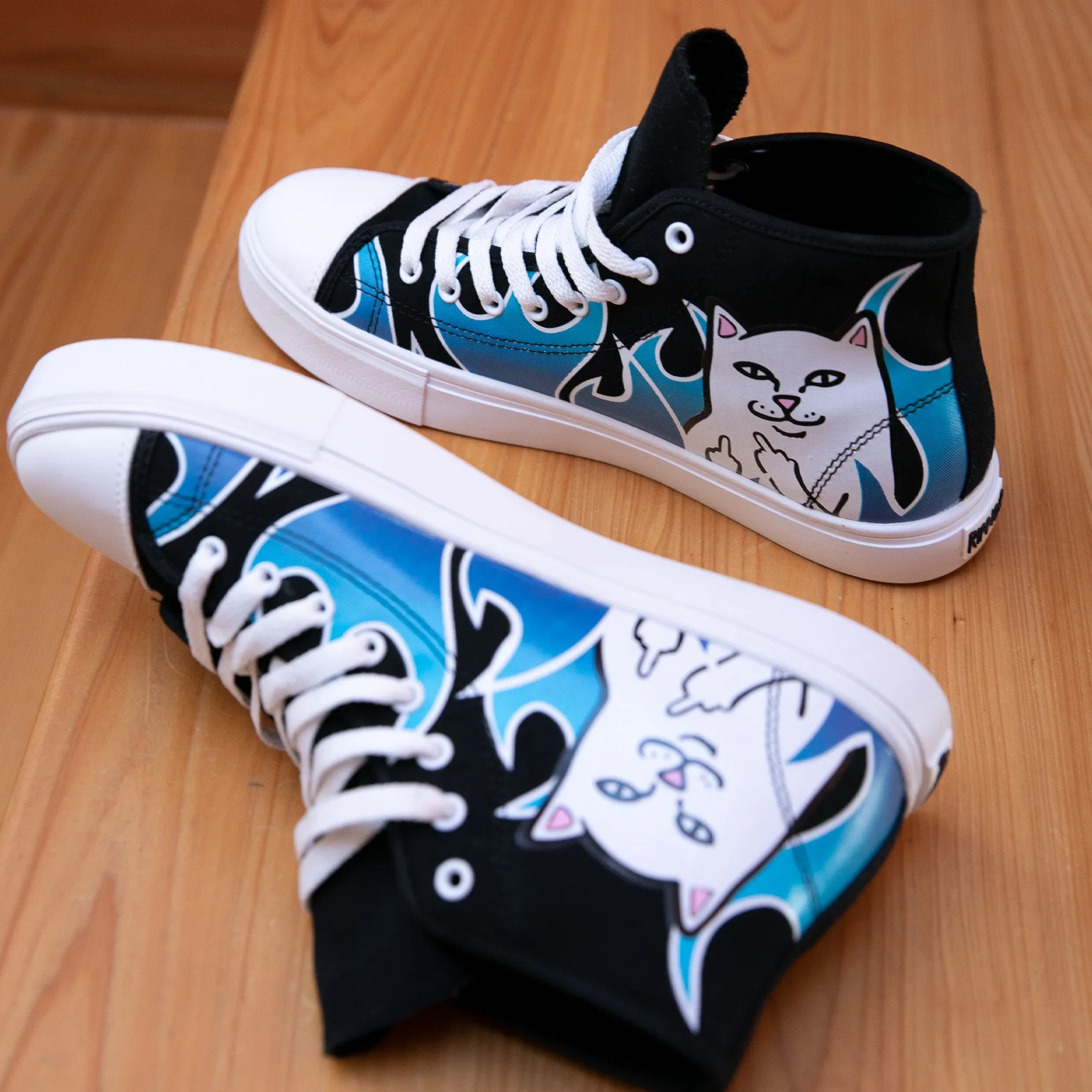 Lord Nermal Hades High Top Shoes (Blue/Black)