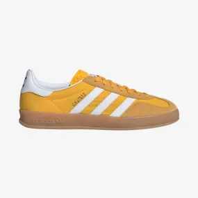 mens adidas gazelle indoor (yellow/white/gum)