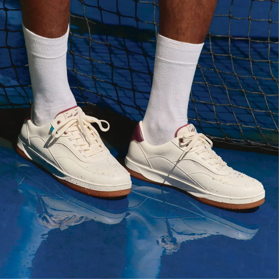 Men's Courtside Classic - Off-White/Mahogany