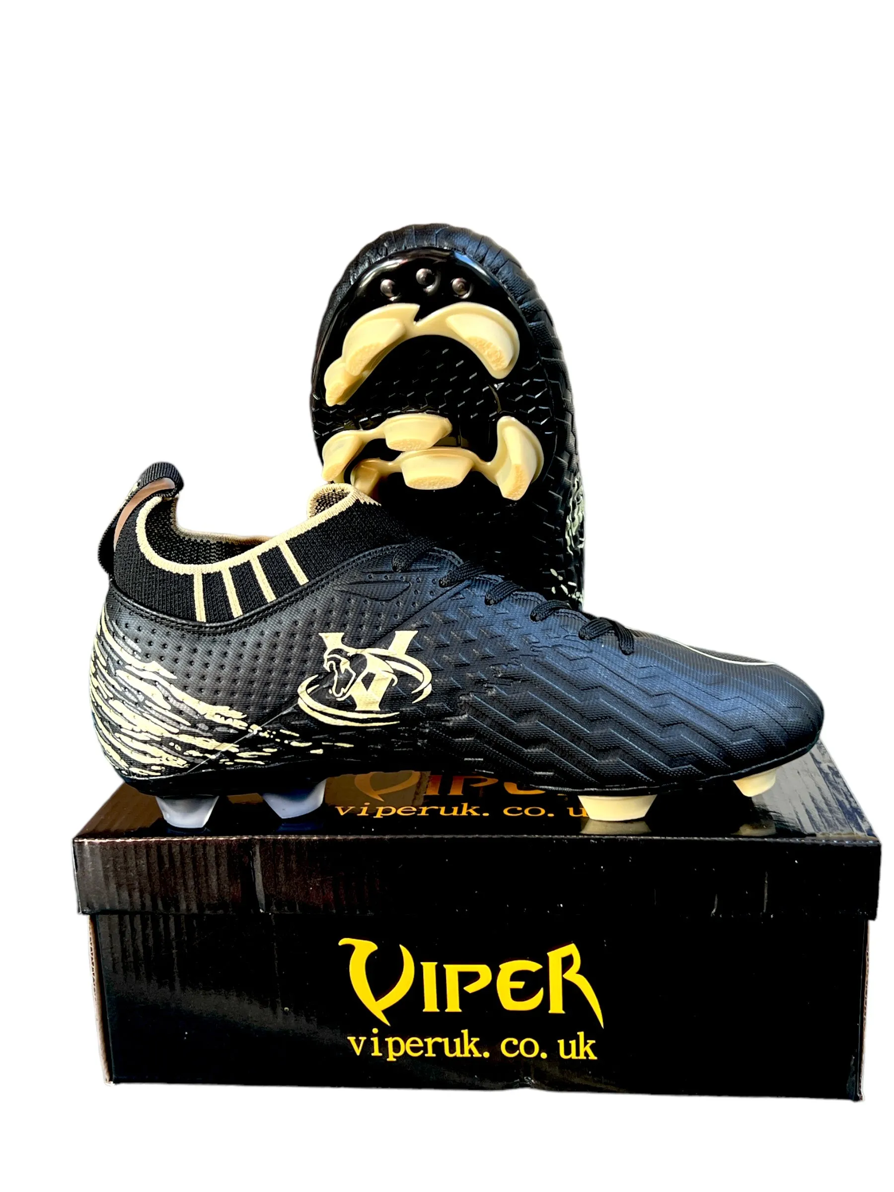 VIPER Kids Adults Football Boots FG/AG Soccer Shoes Cleats Outdoor Football Shoes Unisex