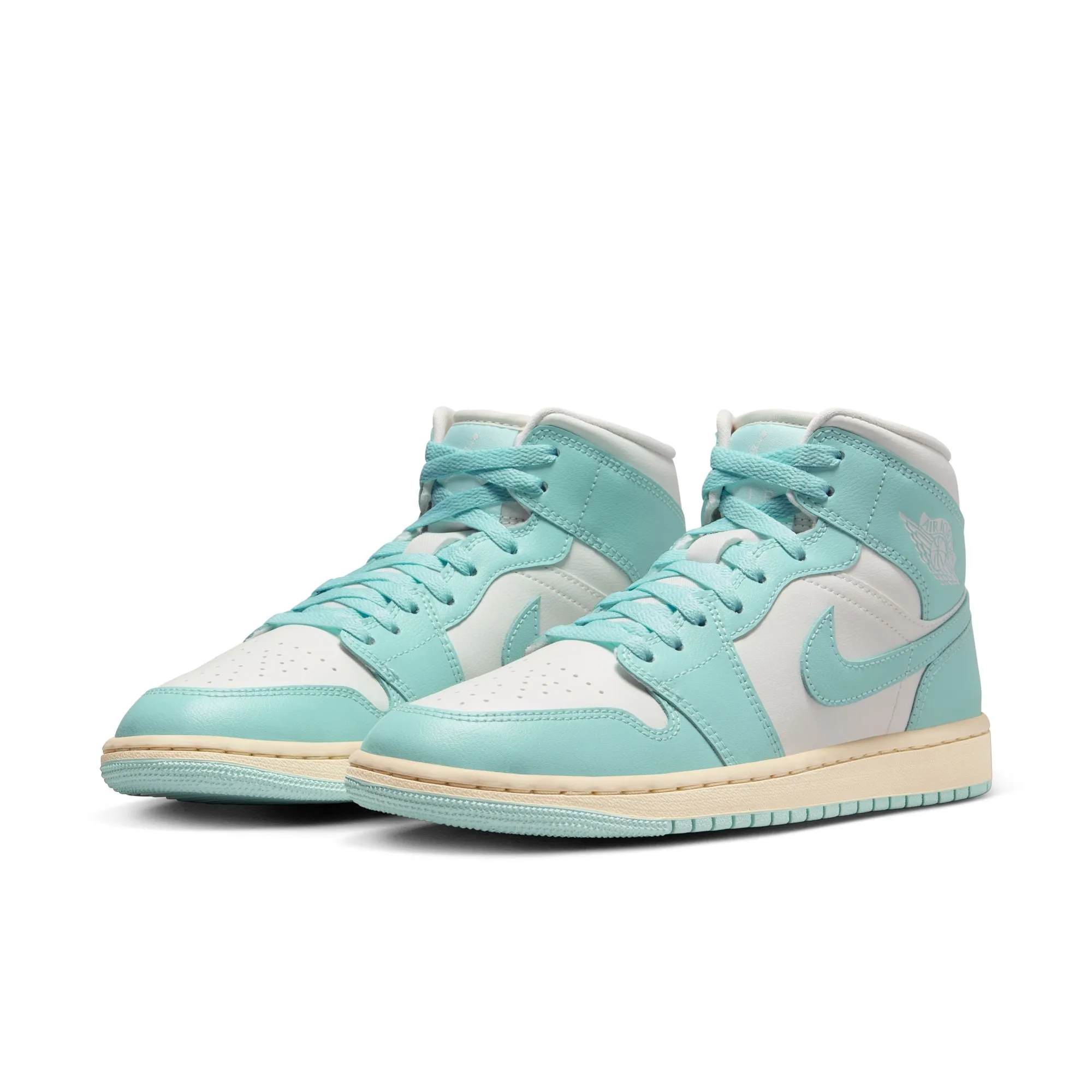 WMNS Air Jordan 1 Mid (Sail/Light Dew/Muslin)