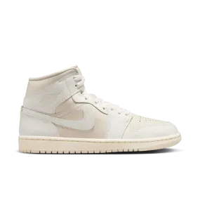 Women's Air Jordan 1 Mid 'Light Legend Brown/Muslin'