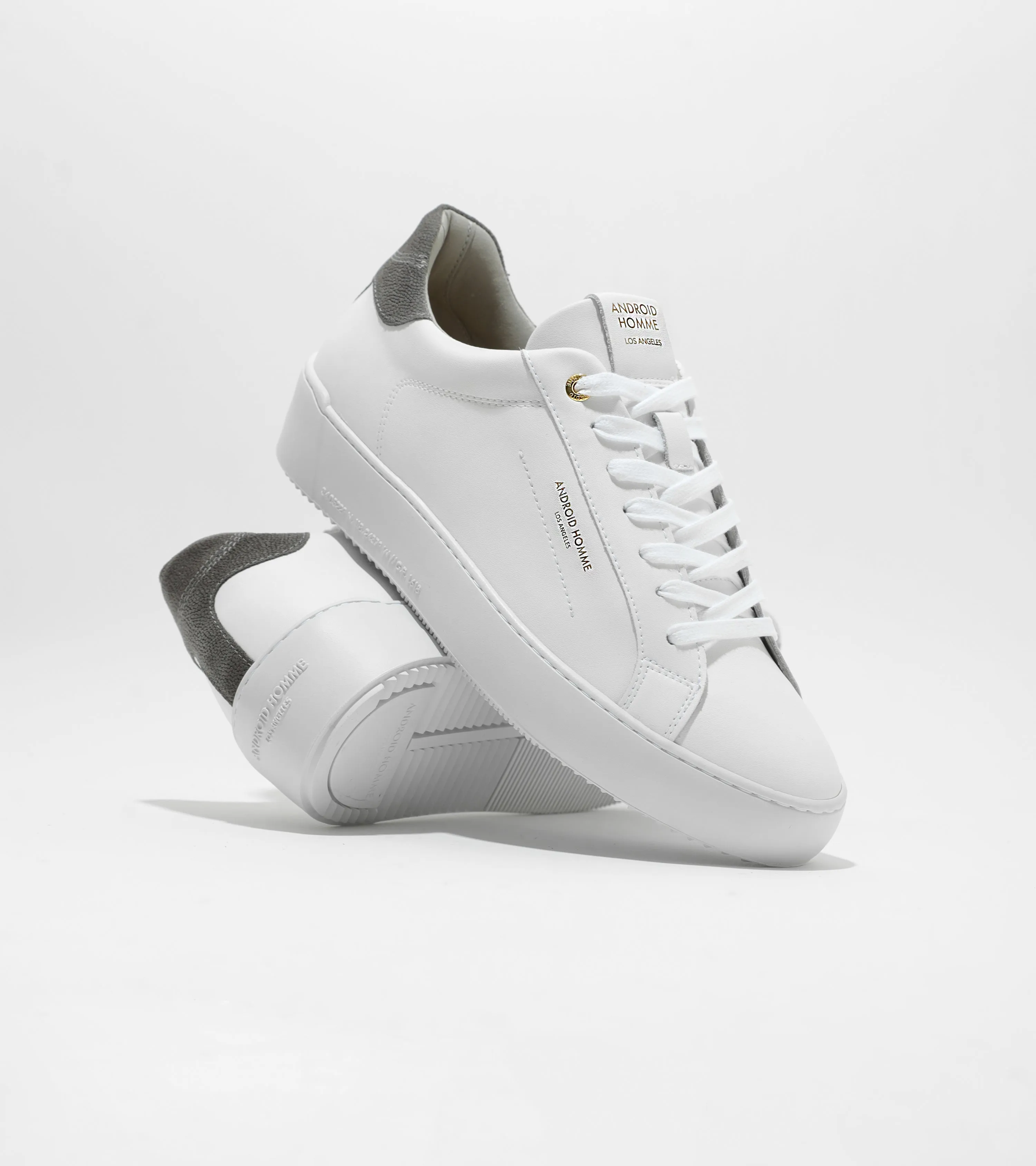 Zuma | White Leather Grey Stingray Nubuck AHP233-21